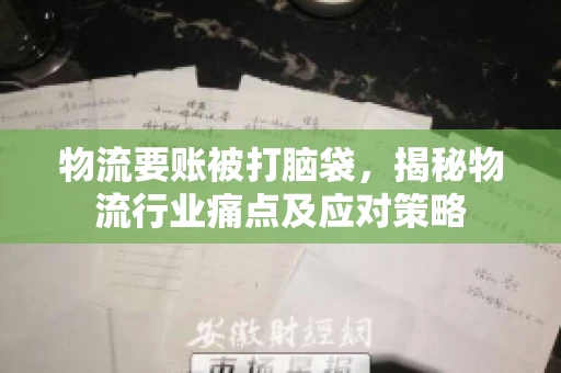 物流要账被打脑袋，揭秘物流行业痛点及应对策略