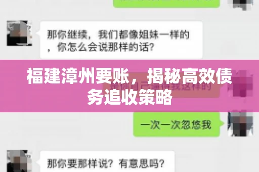 福建漳州要账，揭秘高效债务追收策略