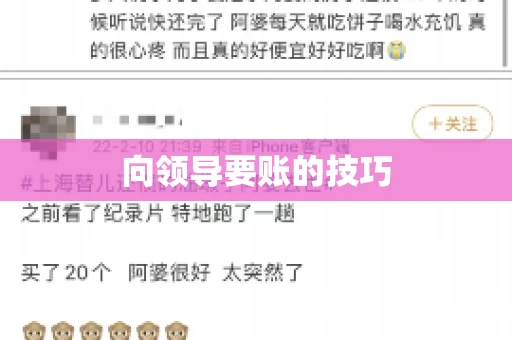 向领导要账的技巧