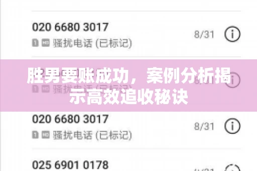 胜男要账成功，案例分析揭示高效追收秘诀