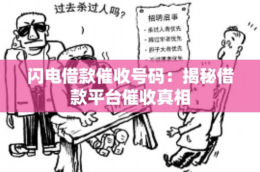 闪电借款催收号码：揭秘借款平台催收真相