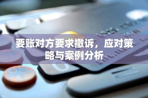 要账对方要求撤诉，应对策略与案例分析